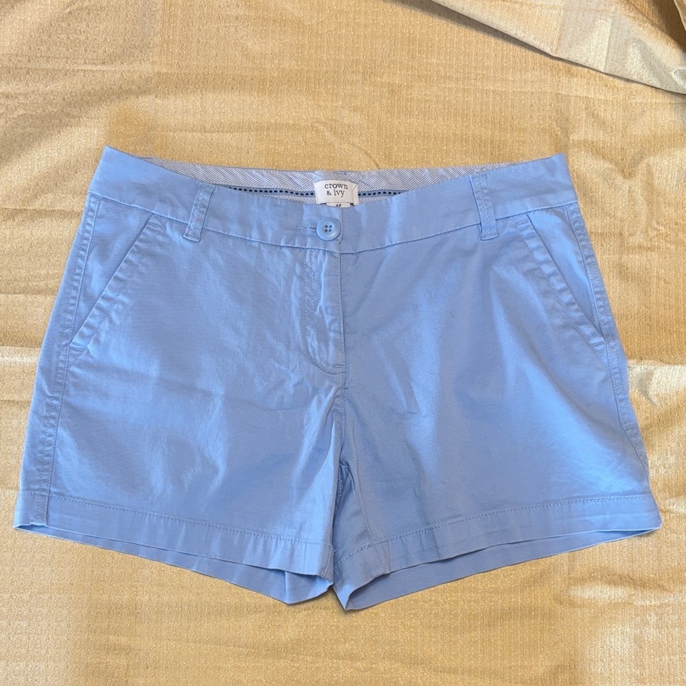 crown & ivy Light Blue Women's Jean-Style Shorts